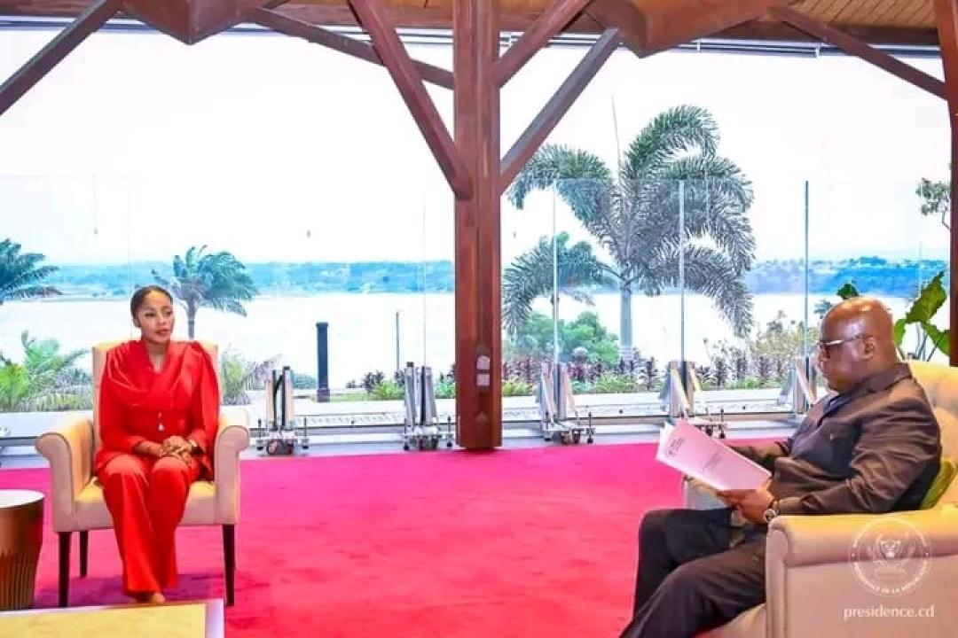 Le Président de la République Félix-Antoine Tshisekedi Tshilombo et la ministre de la jeunesse, jeudi 13 août 2026
