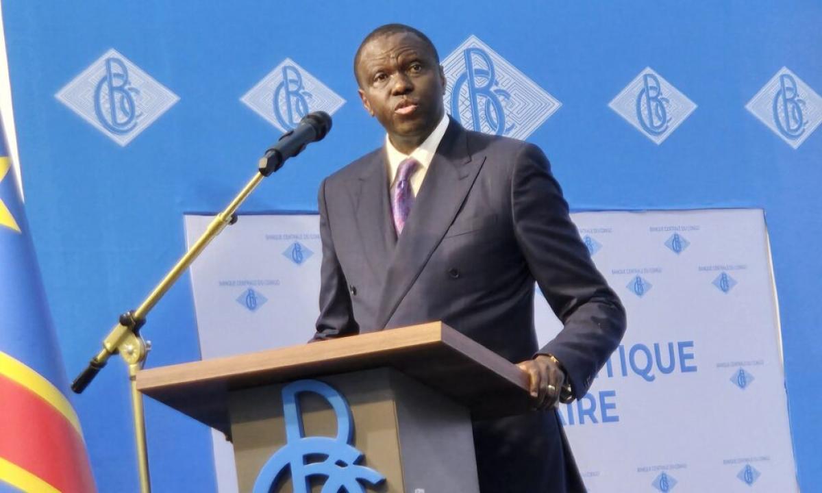 André Wameso, gouverneur de la Banque centrale du Congo [photo d'illustration]