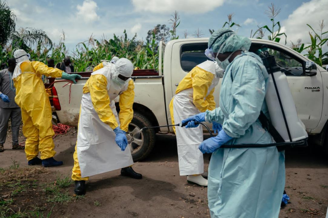 Des équipes médicales mobilisées dans la riposte contre Ebola à Bunia, en Ituri.