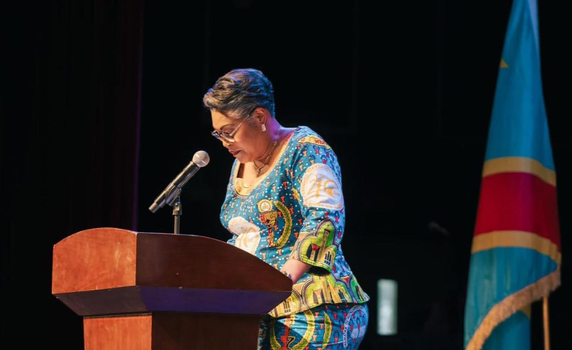 La Première ministre, Judith Suminwa Tuluka, en marge de la cérémonie d’ouverture du jubilé de rubis, à Kinshasa [photo d'illustration]