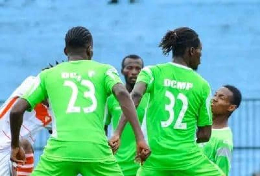 Quelques joueurs du DCMP lors d'une rencontre de Ligue 1 au Stade Tata Raphaël. [Photo d'illustration]