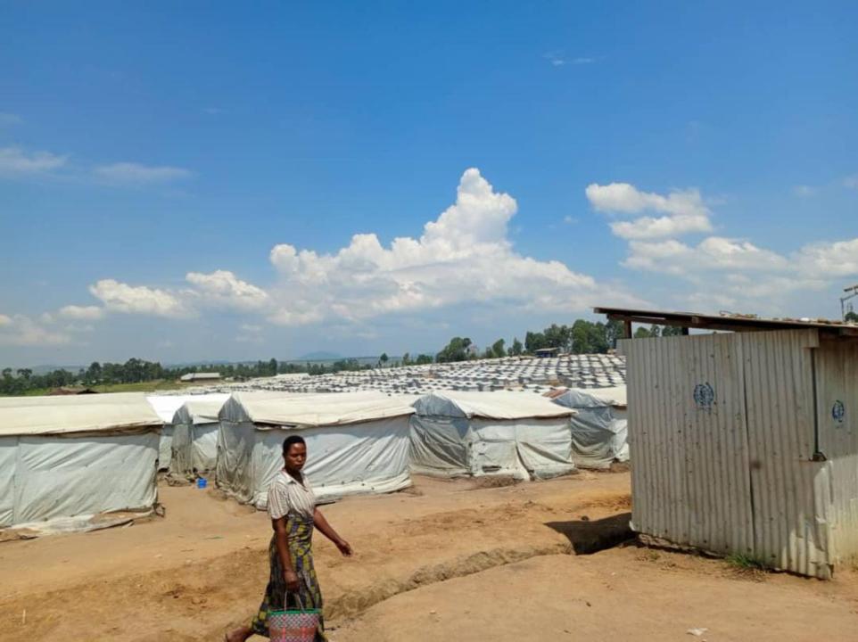 Site des déplacés de Kigonze à Bunia [photo d'illustration]
