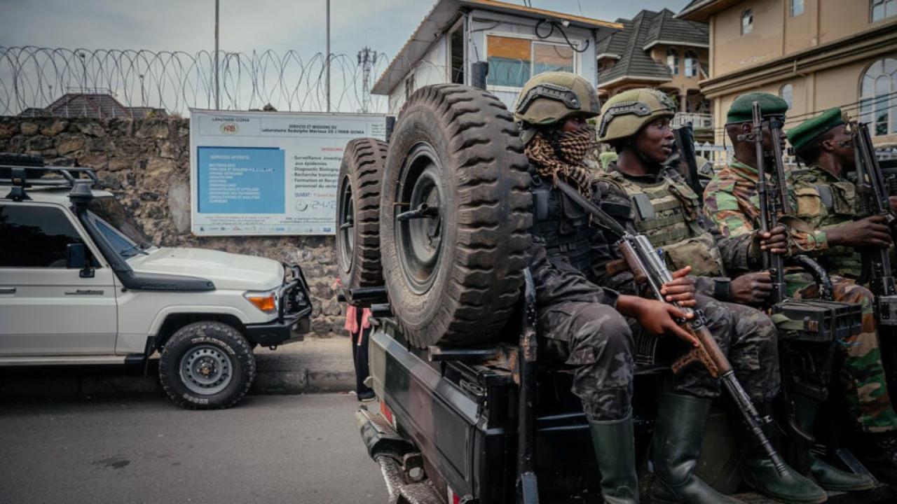 Des soldats de l'AFC/M23 à Goma [photo d'illustration]