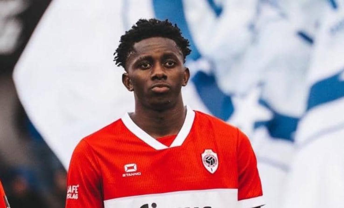 Le jeune international U23 congolais Jules Ahoka sous les couleurs d'Antwerp, club de la Jupiler pro League belge.