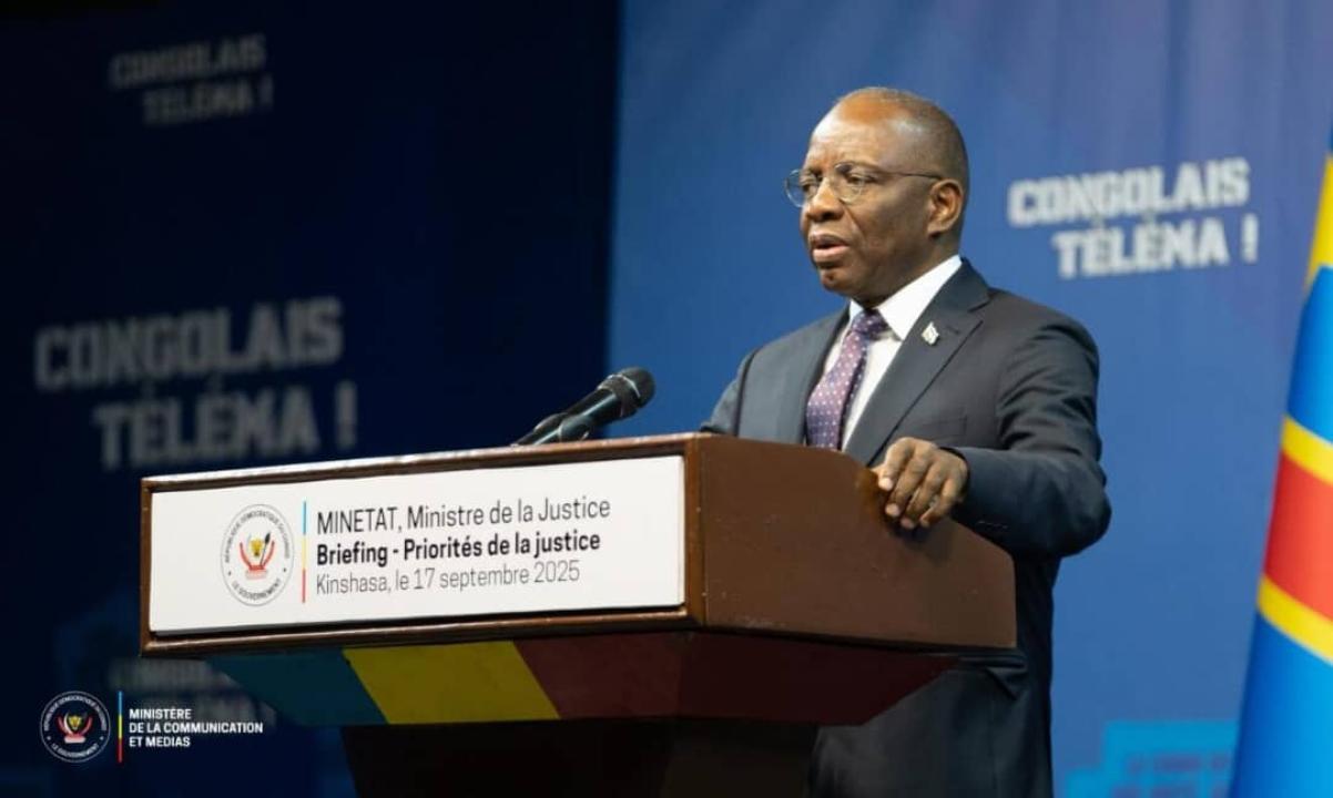 Guillaume Ngefa, ministre de la Justice en RDC