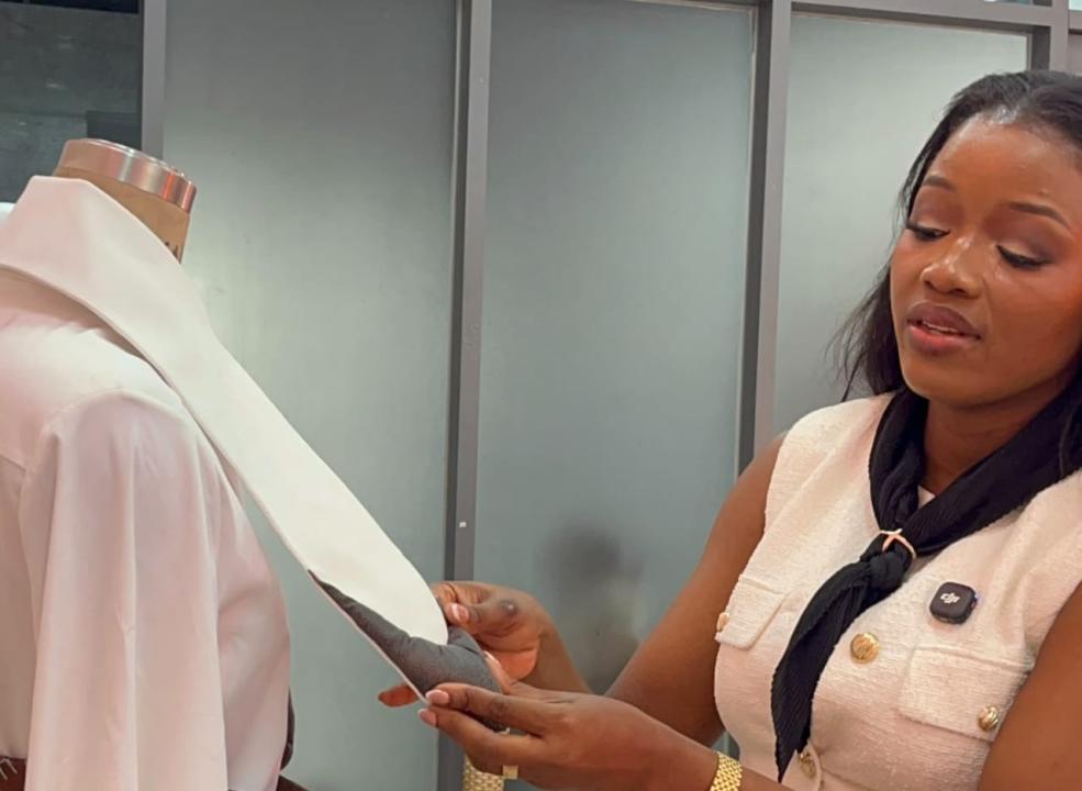 Lydie Okosa Okosa Bobunda, styliste-modeliste et designer textile