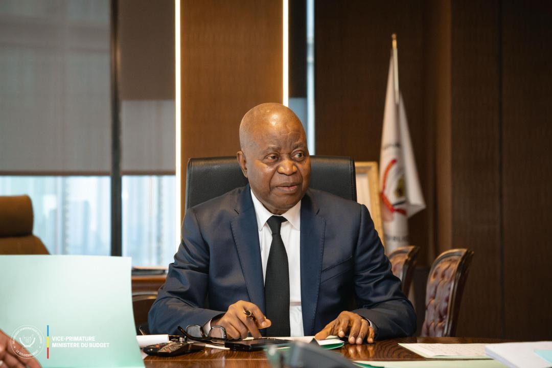 Adolphe Muzito, VPM en charge du Budget et président national du parti politique Nouvel Elan