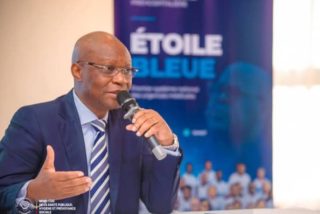 Le Dr Samuel Roger Kamba Ministre de la Santé Publique, Hygiène et Prévoyance Sociale de la RDC