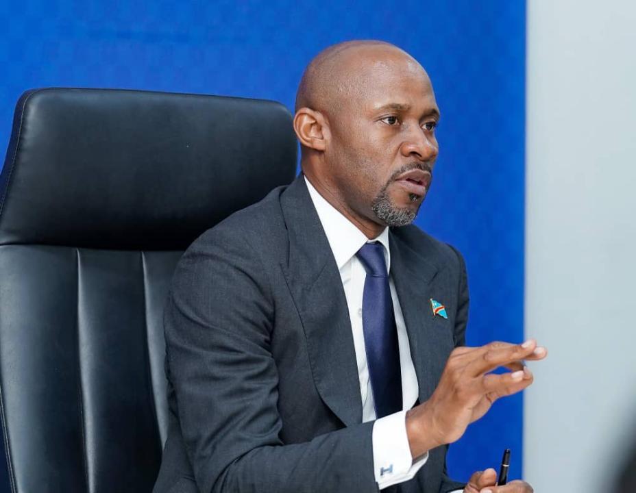 Patrick Muyaya Katembwe,  porte-parole du Gouvernement congolais