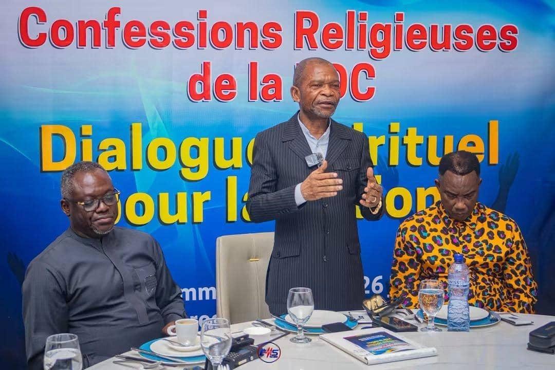 Les confessions religieuses conduites par l’archevêque Ejiba Yamapia lancent un « Dialogue spirituel pour la Nation » en soutien au dialogue national en RDC