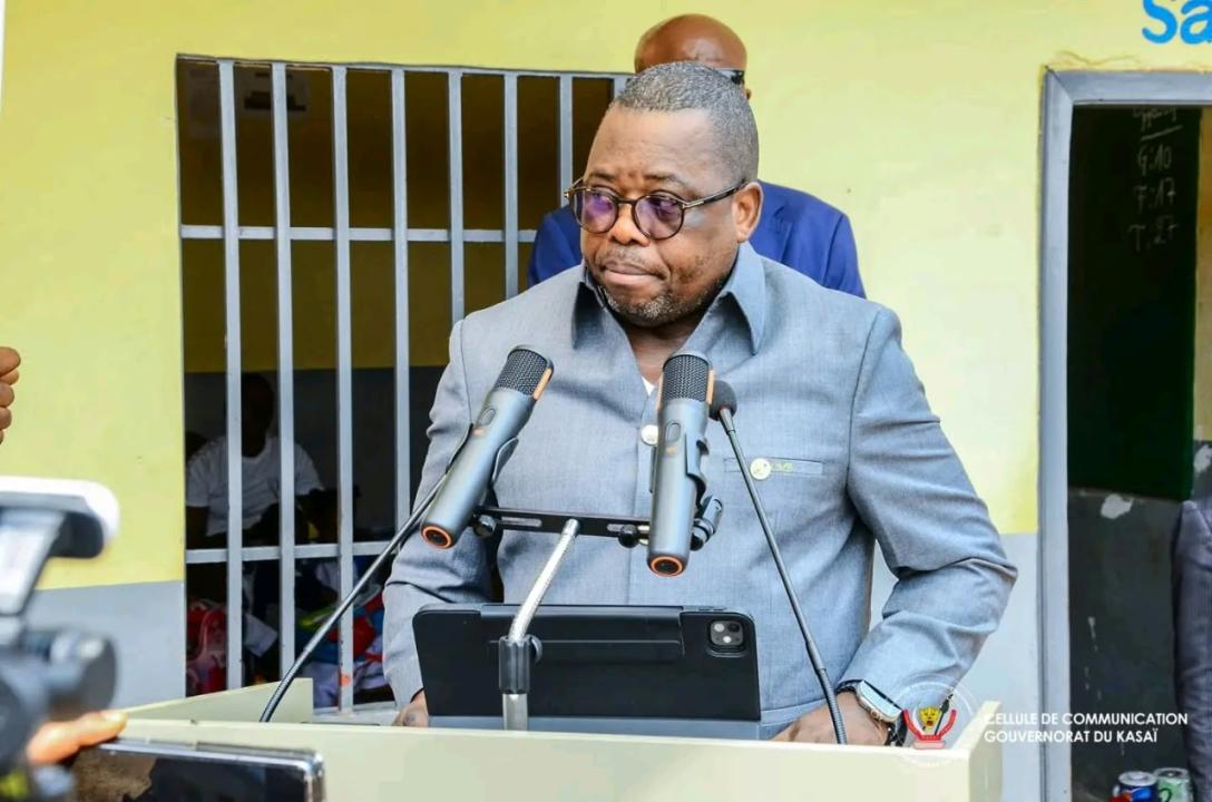 Le gouverneur du Kasaï, Maître Crispin Mukendi Bukasa