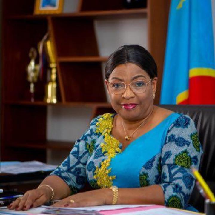 Jeanne Blandine Kawanda, la Directrice générale suspendue de la Congolaise des voies maritimes (CVM).