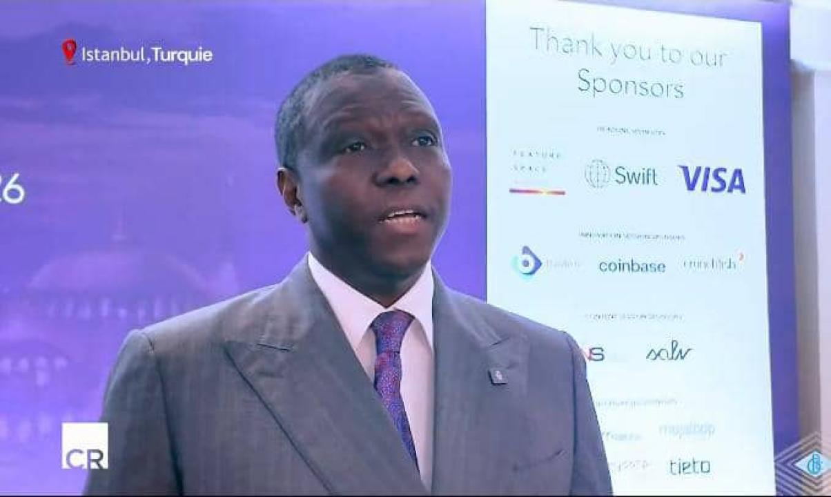 André Wameso, gouverneur de la BCC à Istanbul, en Turquie, lors de la Conférence sur le paiement