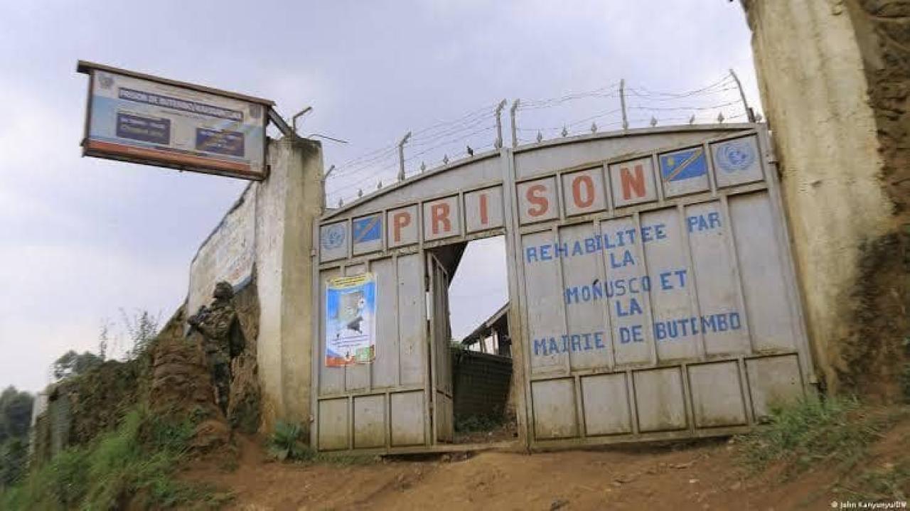 Porte d'entrée de la prison de Kakwangura à Butembo [photo d'illustration]