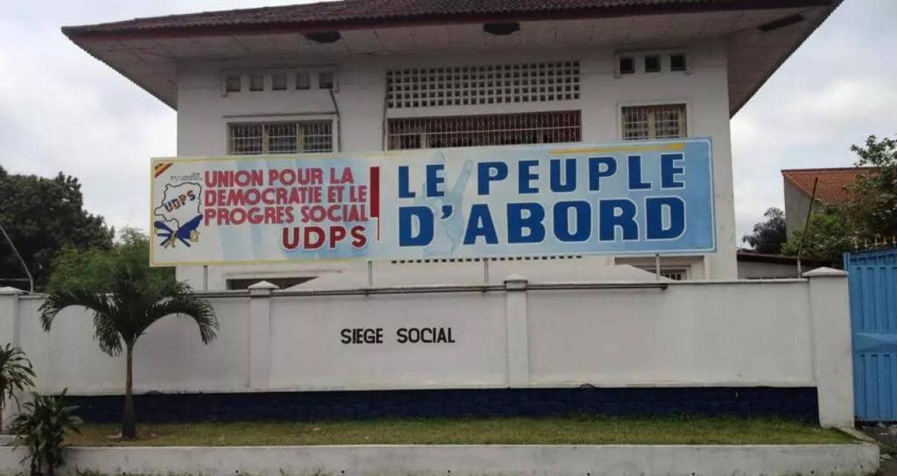 Le siège de l'UDPS à Limete