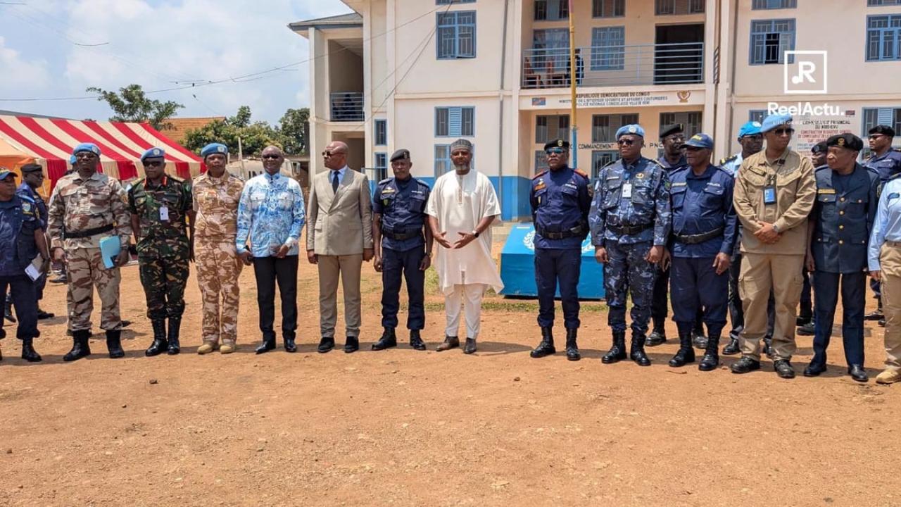 Les représentants de l'UNPOL, et du gouvernement provincial [photo d'illustration]