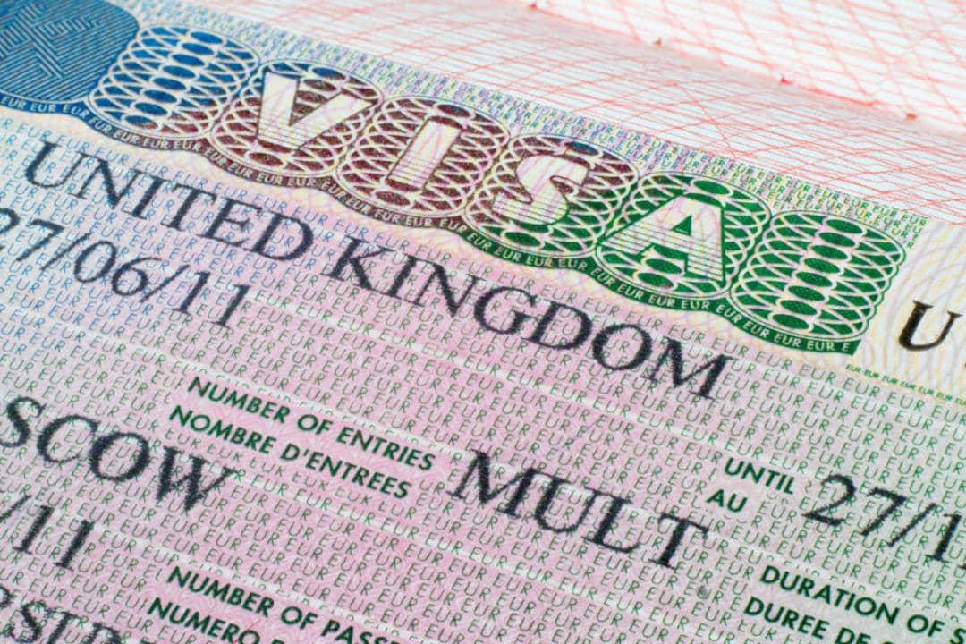 Un visa du Royaume-Uni [photo d'illustration]