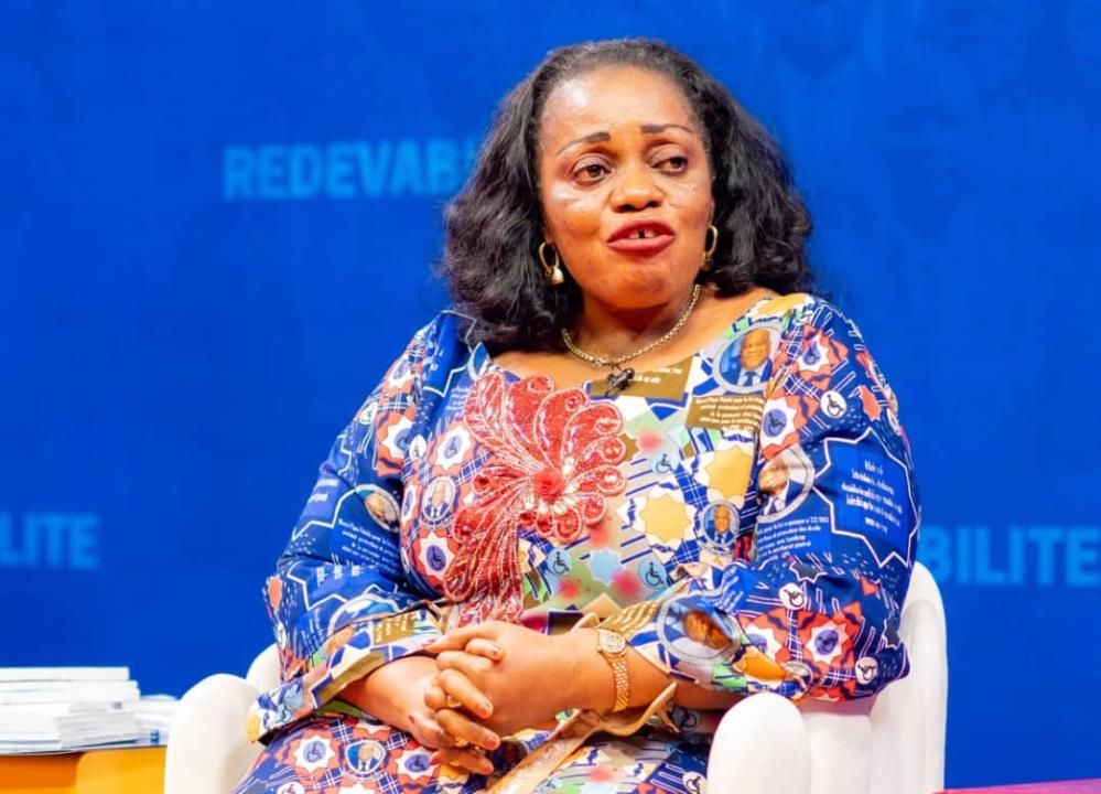 Me Irène Esambo ministre déléguée en charge de PVH-APV