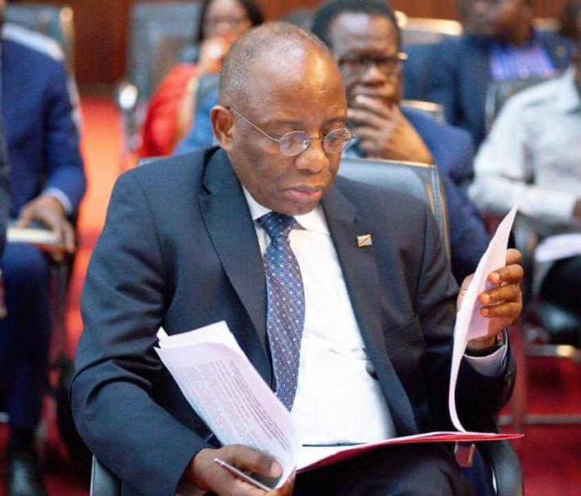 Guillaume Ngefa,  ministre de la Justice et Garde des Sceaux en RDC