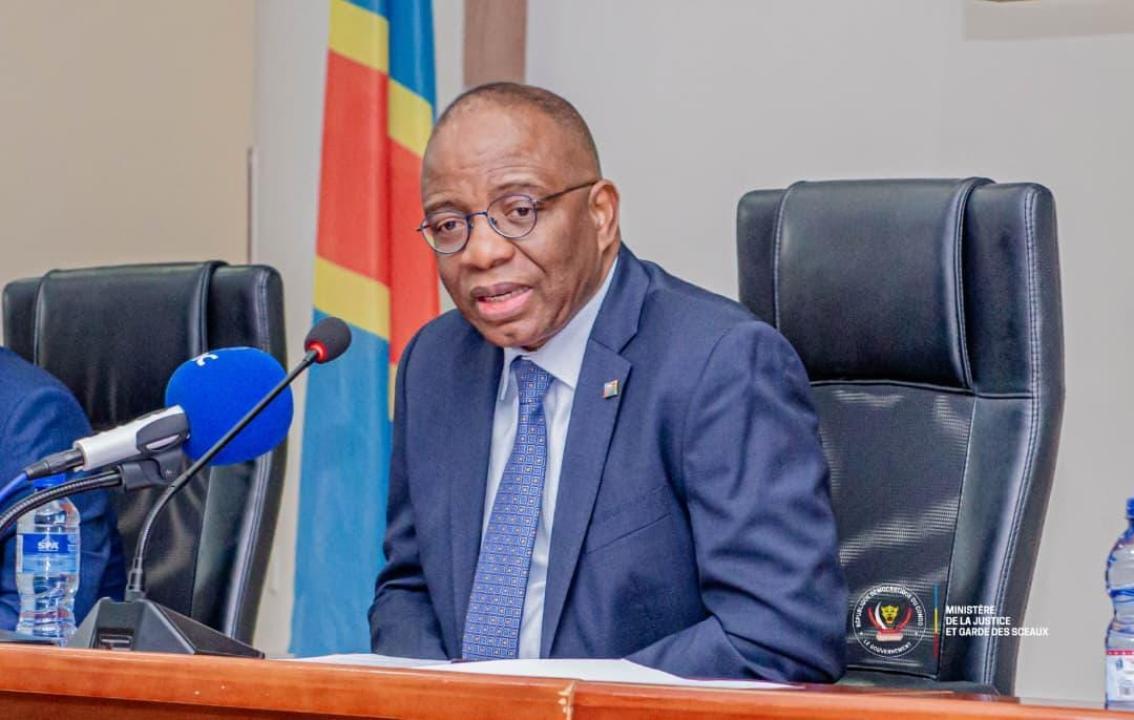 Le ministre d’État, ministre de la Justice et garde des Sceaux, Guillaume Ngefa [photo d'illustration]