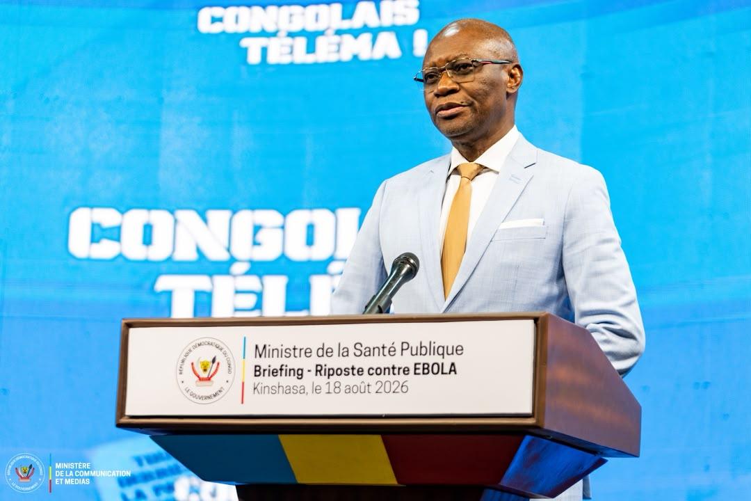 Le ministre de la Santé publique, Hygiène et Prévoyance sociale, le Docteur Samuel Roger Kamba