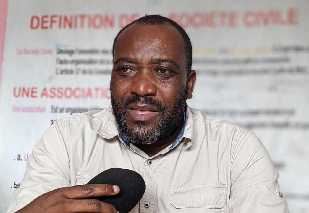 Jean-Claude Bambanze,  président de la société civile forces vives, coordination territoriale de Rutshuru [photo d'illustration]