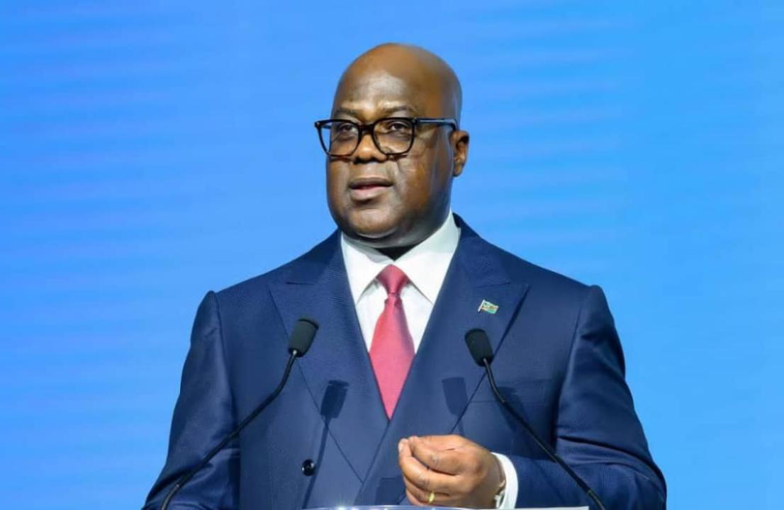 Le chef de l'État, Félix Tshisekedi, lors de son allocution à la cérémonie d'ouverture du Forum africain de l'eau [photo d'illustration]