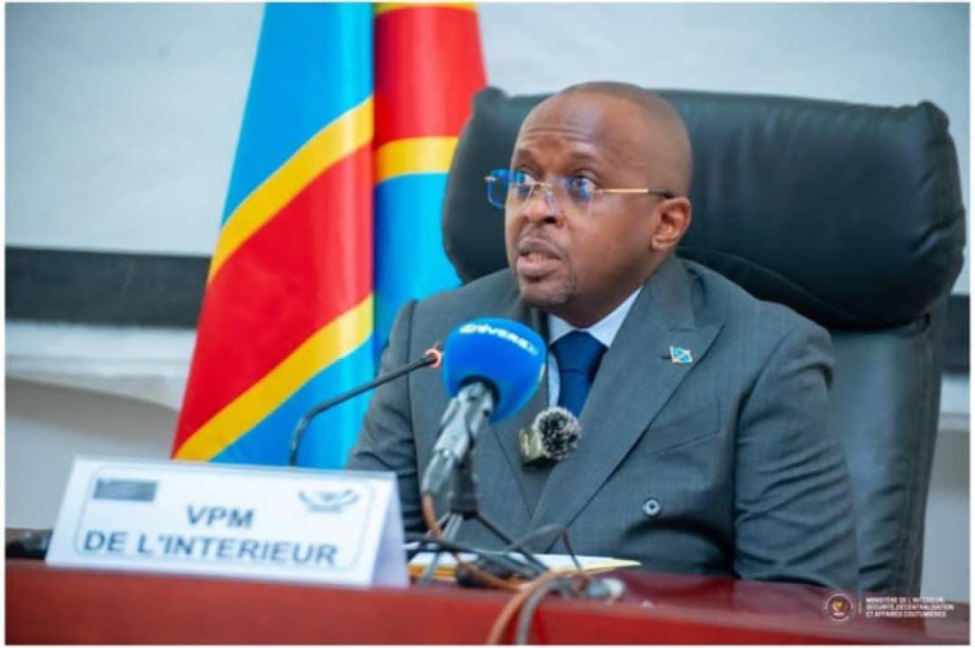 Le VPM de l'Intérieur et sécurité Jacquemain Shabani [photo d'illustration]