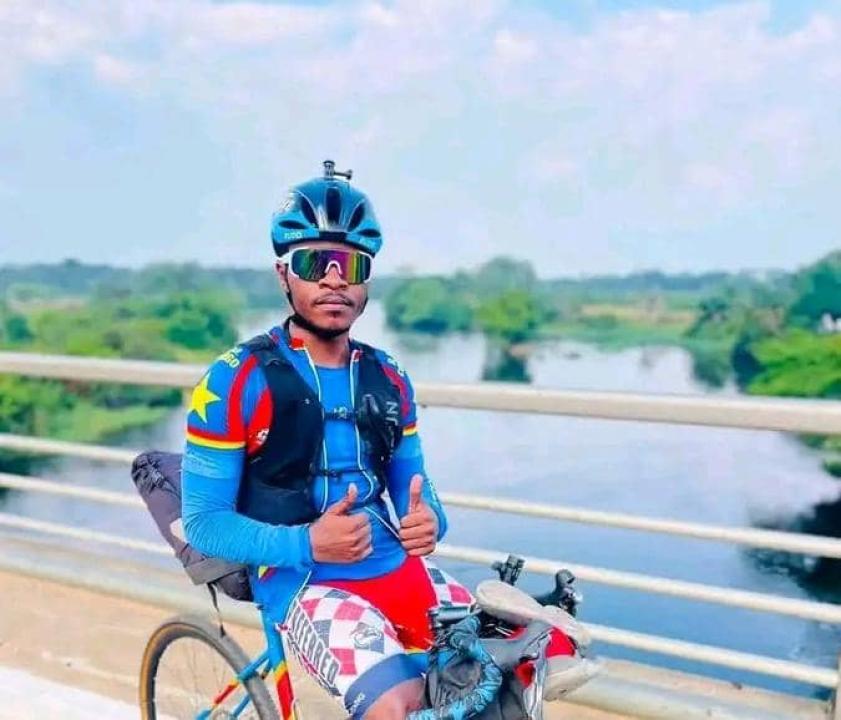 Le cycliste congolais Miguel Masaïsaï. [Photo d'illustration]