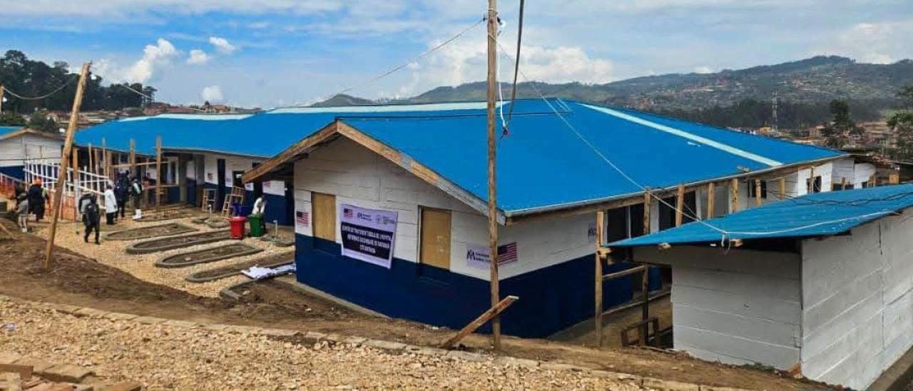 Un Centre de traitement Ebola construit à l’HGR Matanda, en ville de Butembo