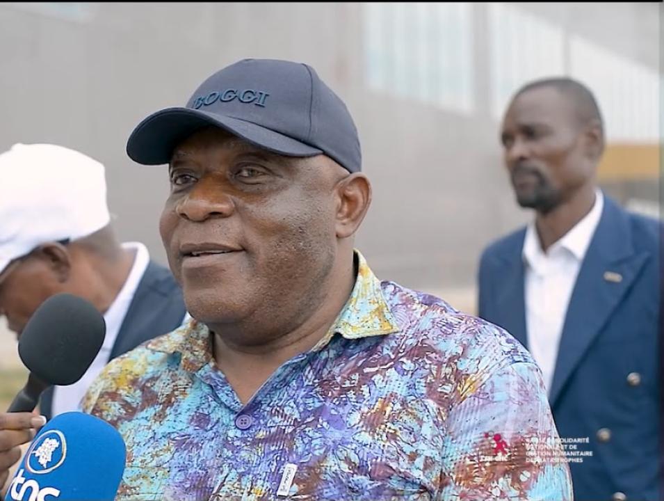 Raymond Bongole Efoya, directeur général de la Caisse de solidarité nationale et de gestion humanitaire des catastrophes (CSN-GHC)