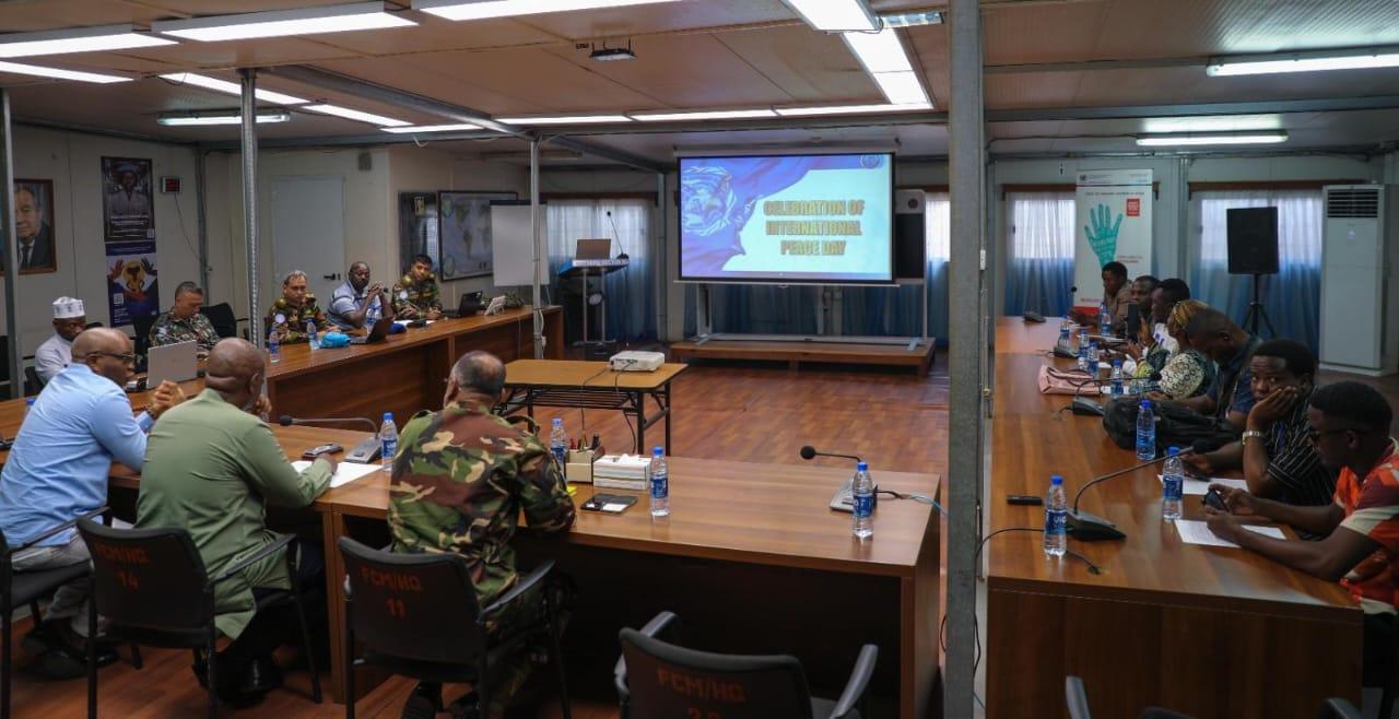 Une quinzaine de journalistes réunis à Bunia par la Section de l’information publique de la MONUSCO, en marge de la Journée internationale de la paix