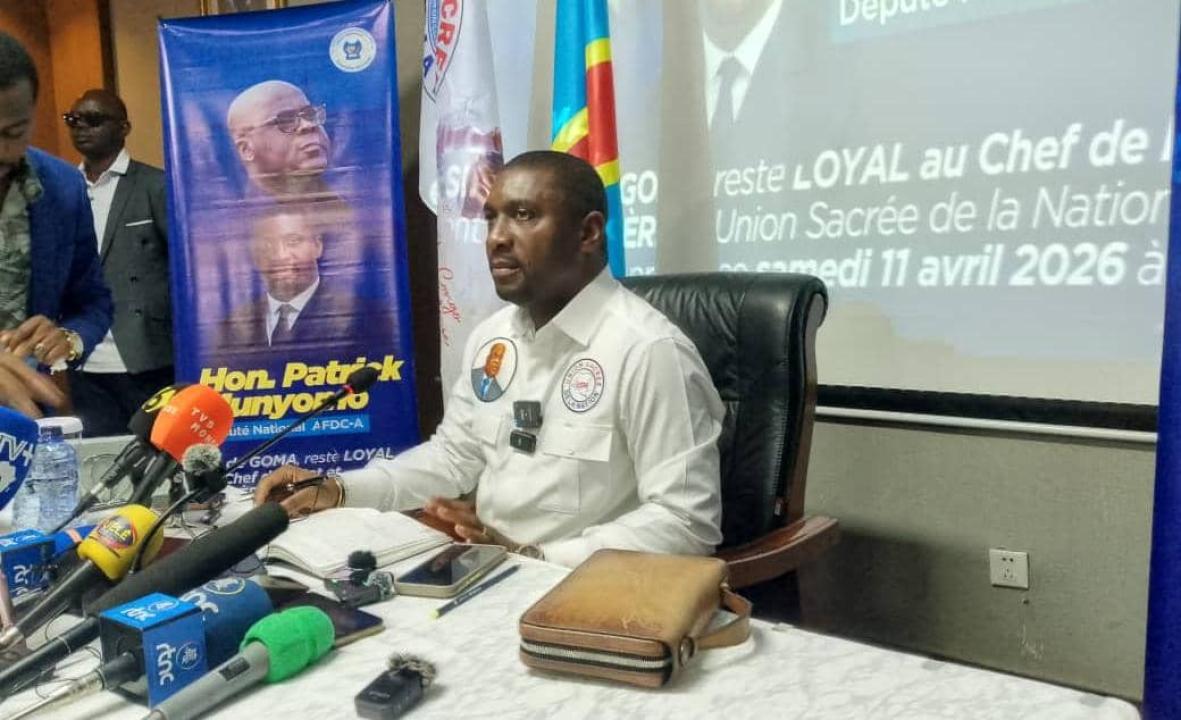 Le député national élu de Goma dans le Nord-Kivu, Patrick Munyomo