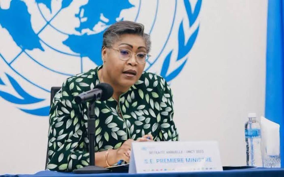La première ministre de la RDC Judith Suminwa