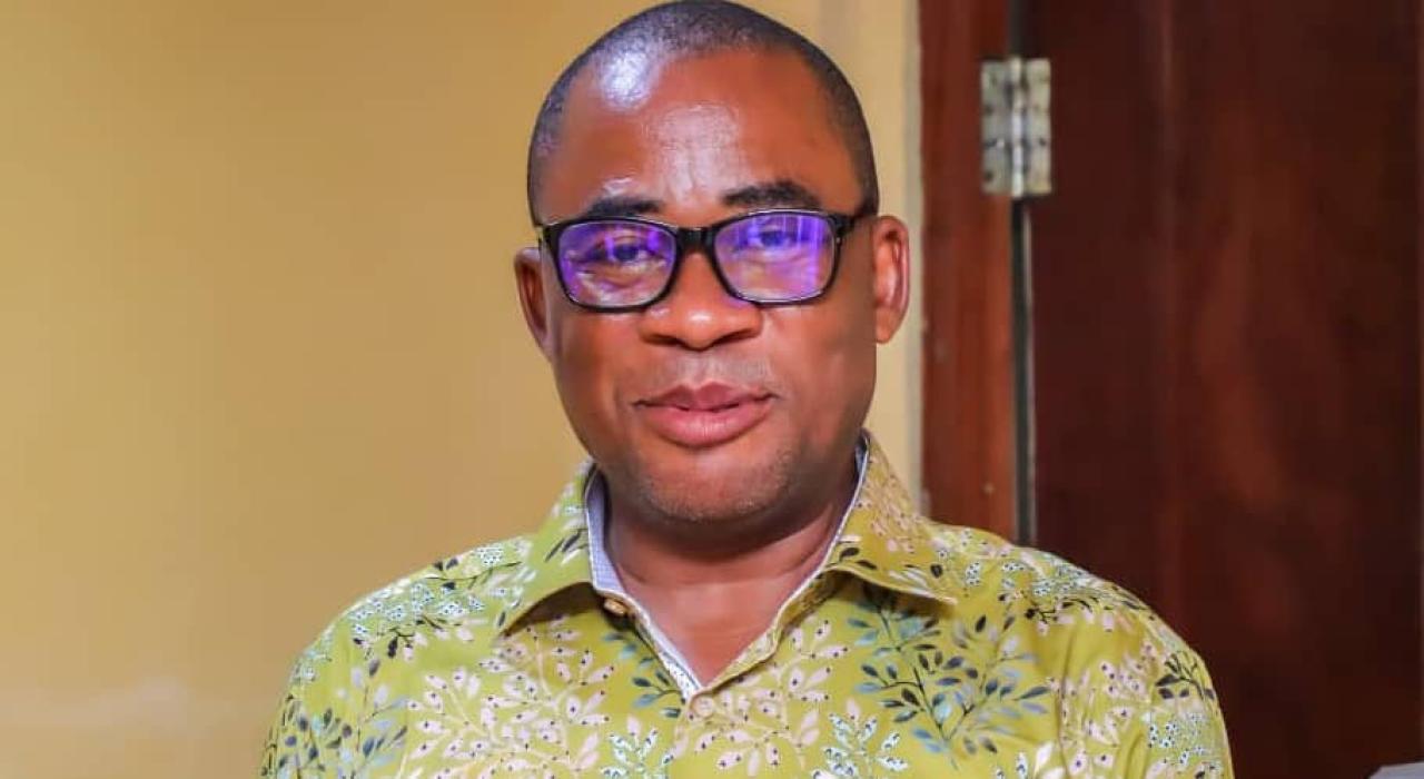 Jonas Tshombela, coordonnateur national de la Nouvelle société civile congolaise