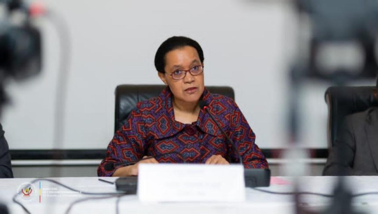 La ministre de l’Éducation nationale, Raïssa Malu Dinanga