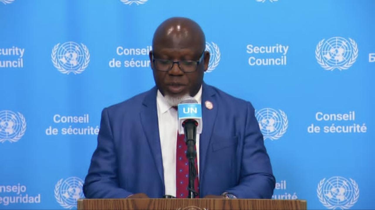 L’ambassadeur Zénon Mukongo Ngay, représentant permanent de la RDC auprès de l’ONU