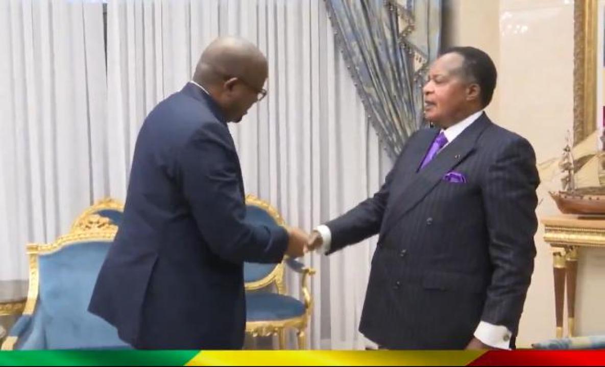 Floribert ANZULUNI, Ministre de l'intégration régionale reçu en audience par Dénis SASSOU NGOUESSO, Président de la République du Congo