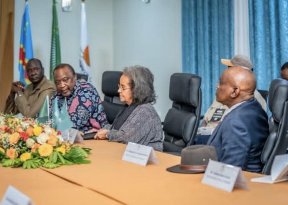Le panel de facilitateurs de l’Union africaine lors de son passage à Goma pour des consultations