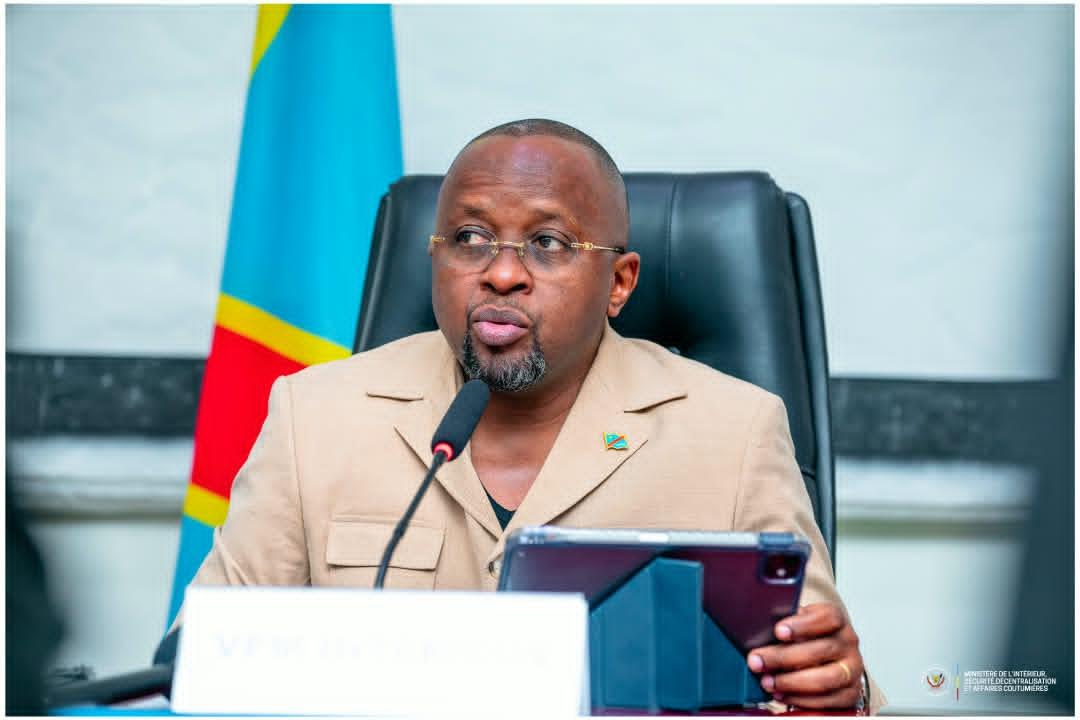 Le VPM en charge de l'intérieur Jacquemain Shabani Lukoo
