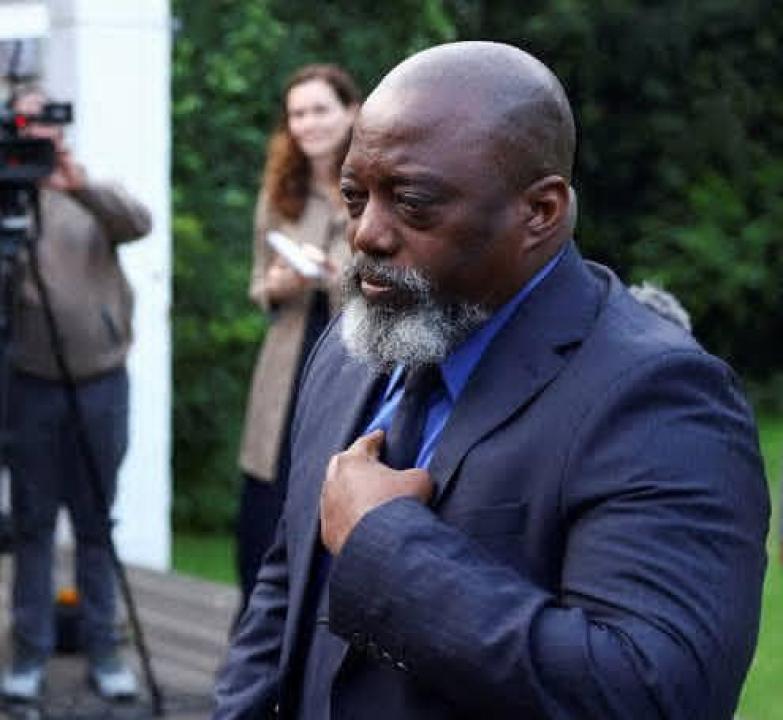 L’ancien président de la RDC, Joseph Kabila, lors d’une interview avec un média sud-africain