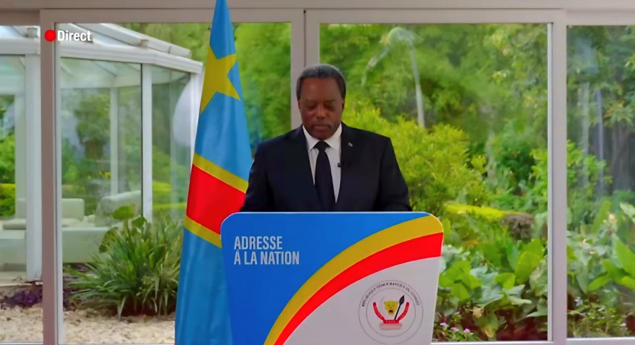 L’ex-chef de l’Etat de la RDC, Joseph Kabila Kabange,  lors de son adresse à la Nation congolaise,  le 9 0ctobr3 2026