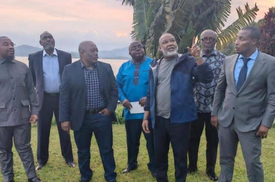Joseph Kabila avec des cadres de l’AFC/M23 à Goma [photo d'illustration]