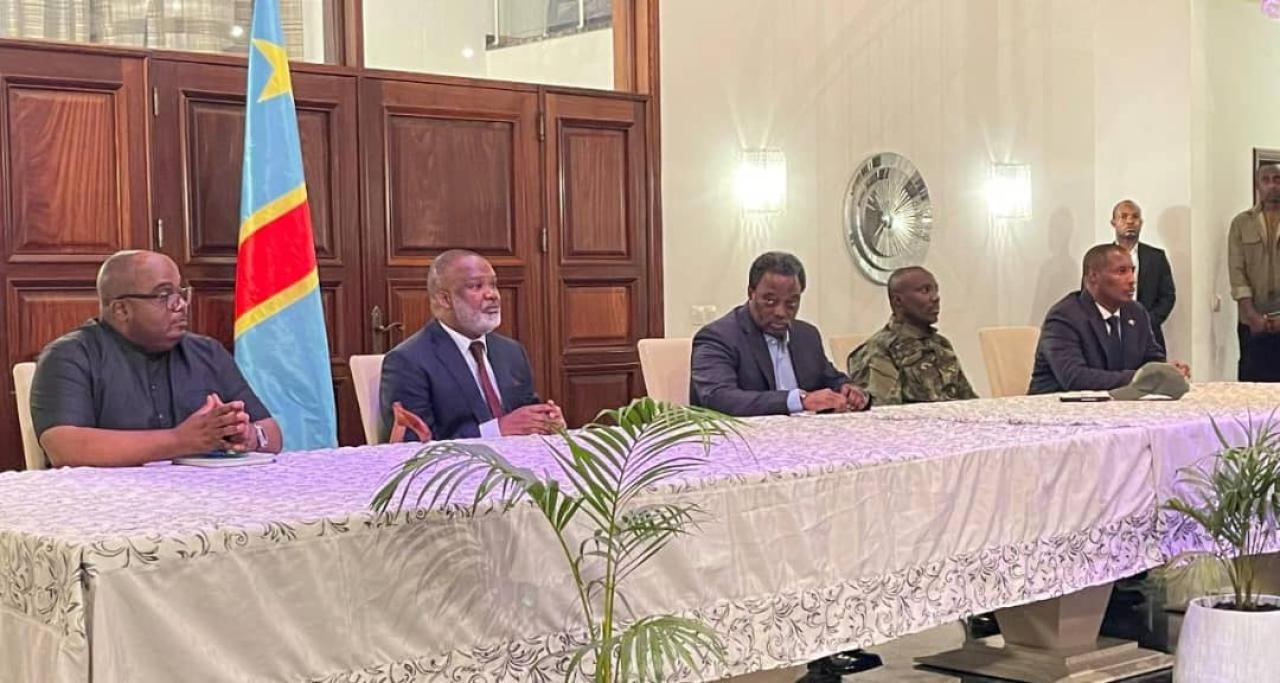 Joseph Kabila lance, à Goma, la coalition FRN, aux côtés de Corneille Nangaa,  Bertrand Bisimwa et Sultani Makenga