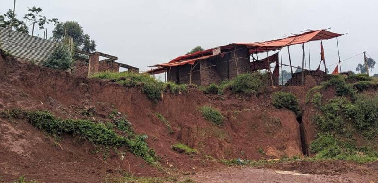 Glissement d’un terrain à Butembo [photo d'illustration]