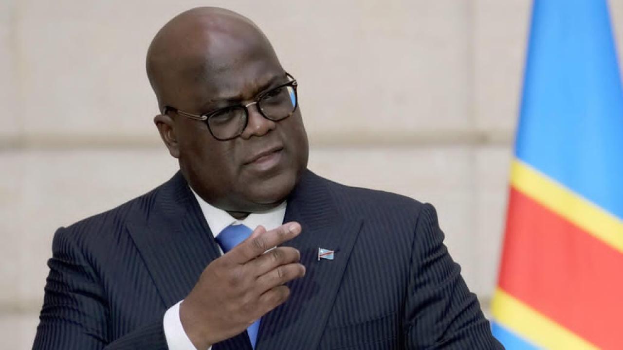 Le président de la RDC Félix Tshisekedi