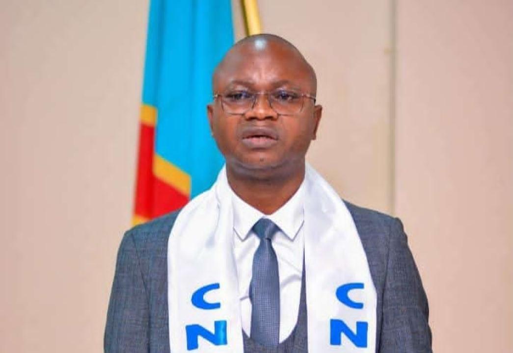 Le président national du CNTAR, Justin Marius Kimbien Mfumufioti