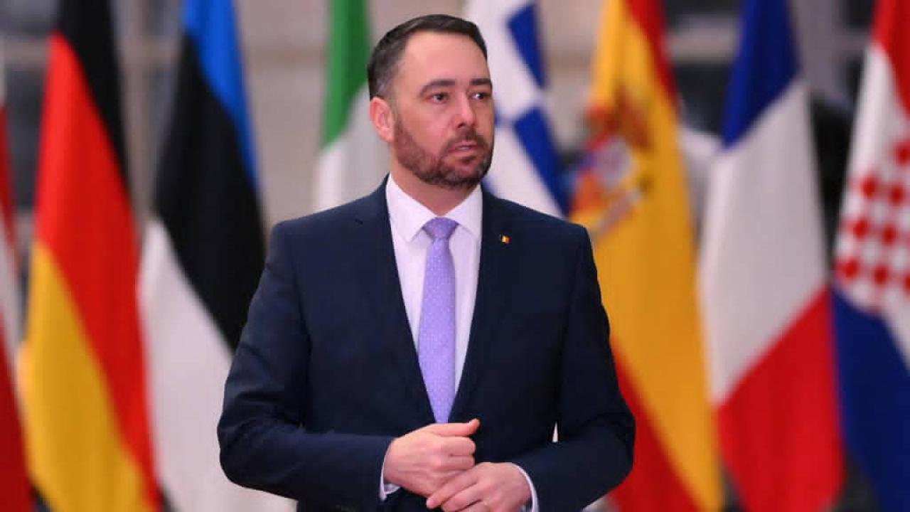 Maxime Prevost, ministre belge des Affaires étrangères, des Affaires européennes et de la Coopération au développement