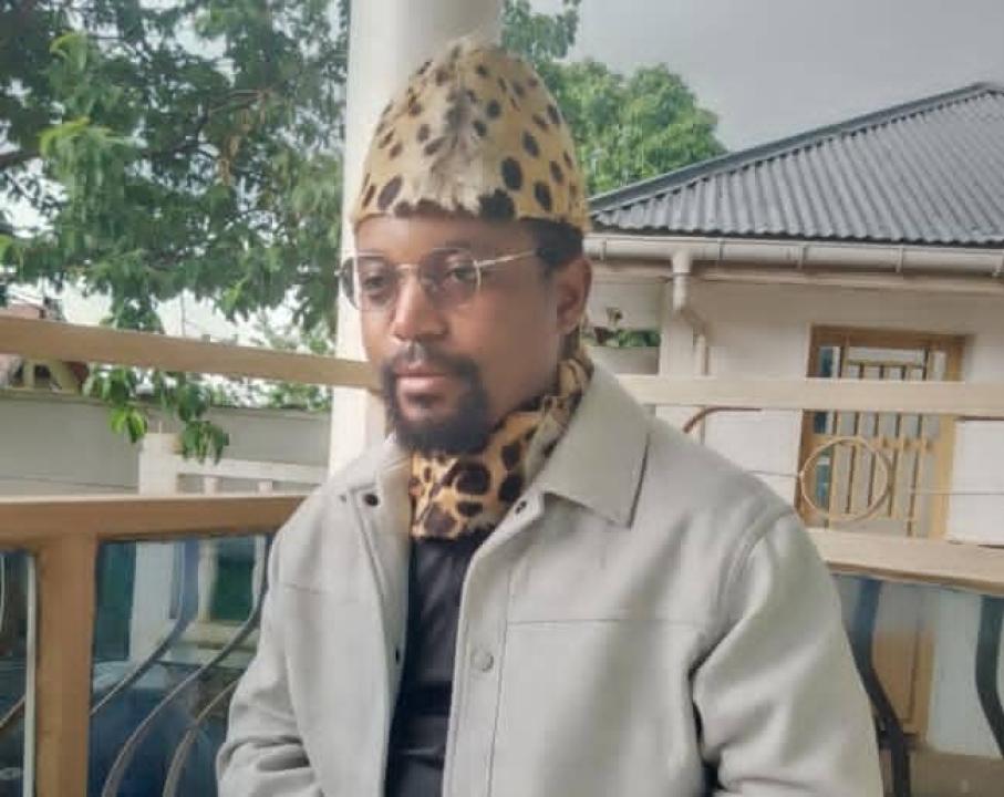 Mwami Kulu Kabori Prince, chef de groupement de Bambo,  dans le territoire de Rutshuru