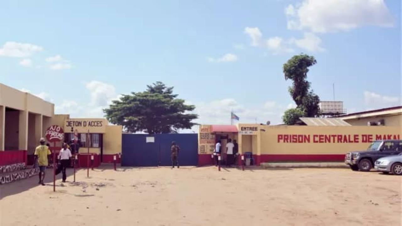 L'entrée principale de la prison centrale de Makala à Kinshasa
